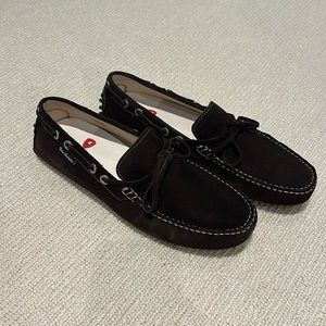 Brown Suede Conino Lamborghini Shoes